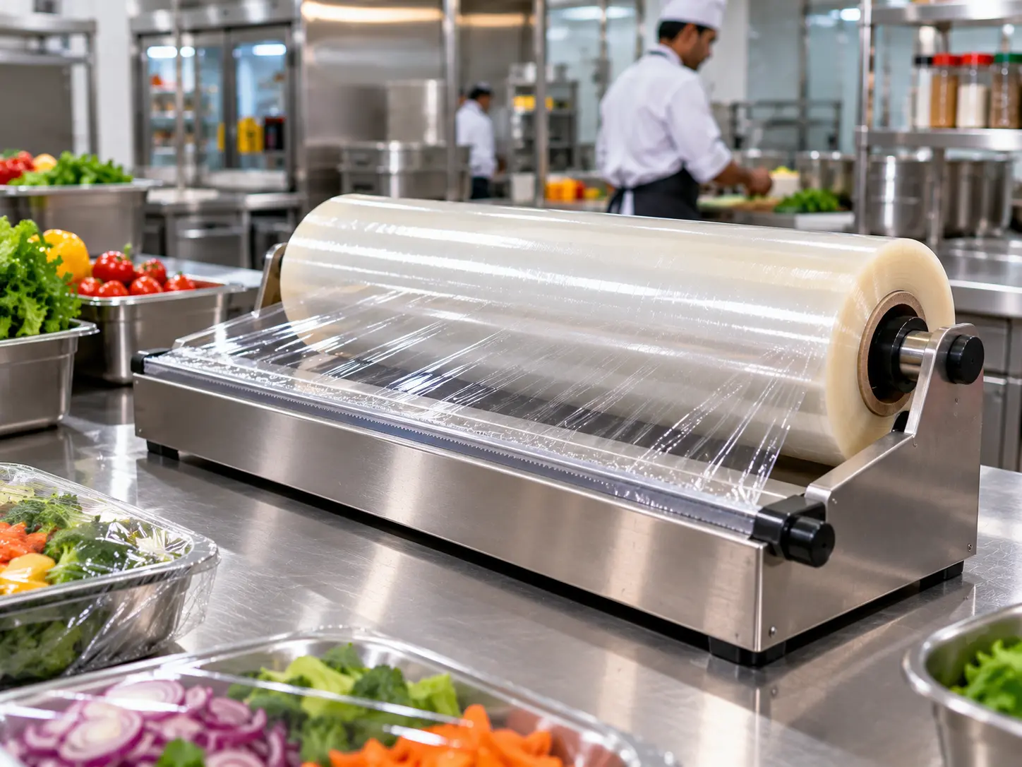 Cling film dispenser